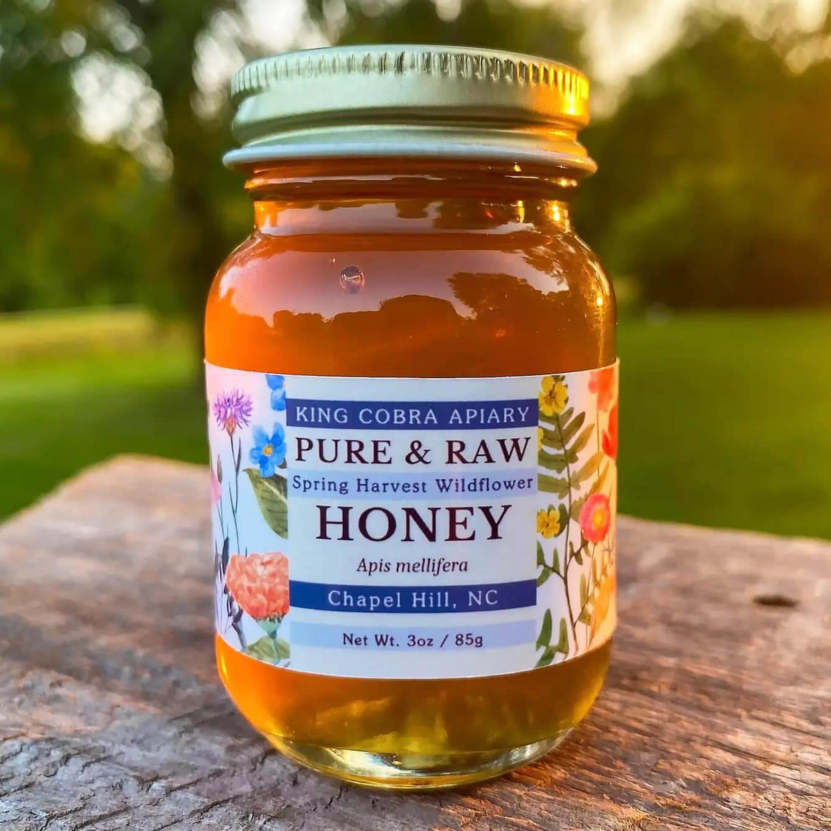 Raw Wildflower Honey - Spring Harvest - North Carolina Honey