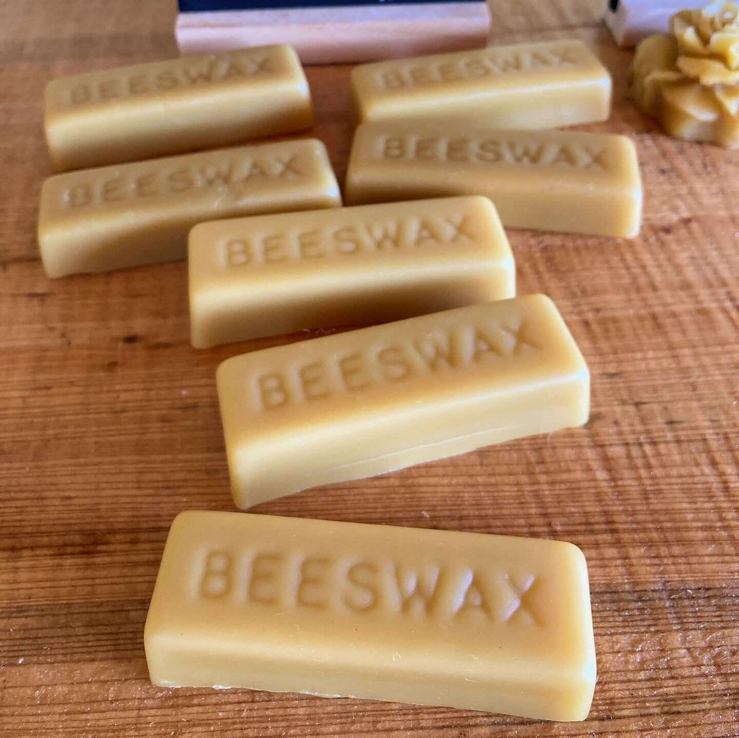 The Country Seat: Pure Beeswax Block 1 pound 5 oz