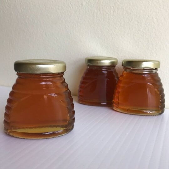 Honey Wedding Favors, 100 Pack, Custom DIY 3 oz. Jars, NC Wildflower Honey.