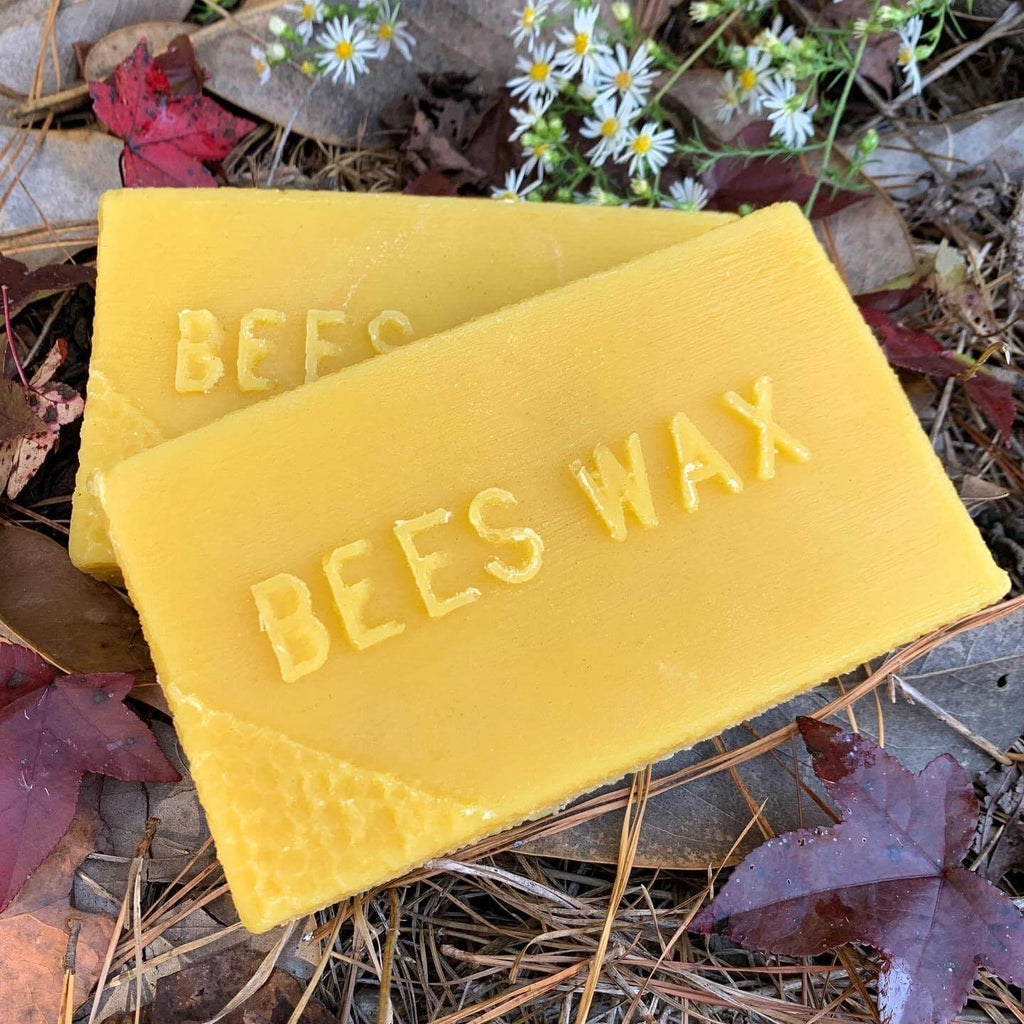Raw Beeswax, One Pound Block.